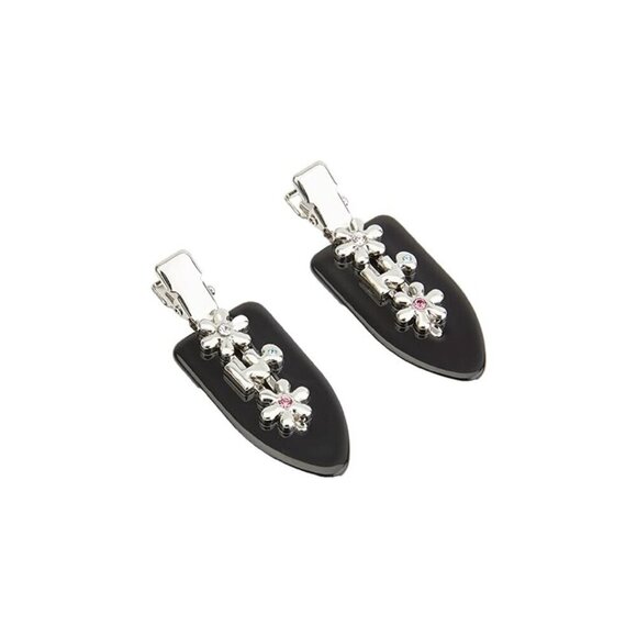 Metal Floret Hair Clips 2 Pack Zinc Alloy Floral Styling Accessories main image 4